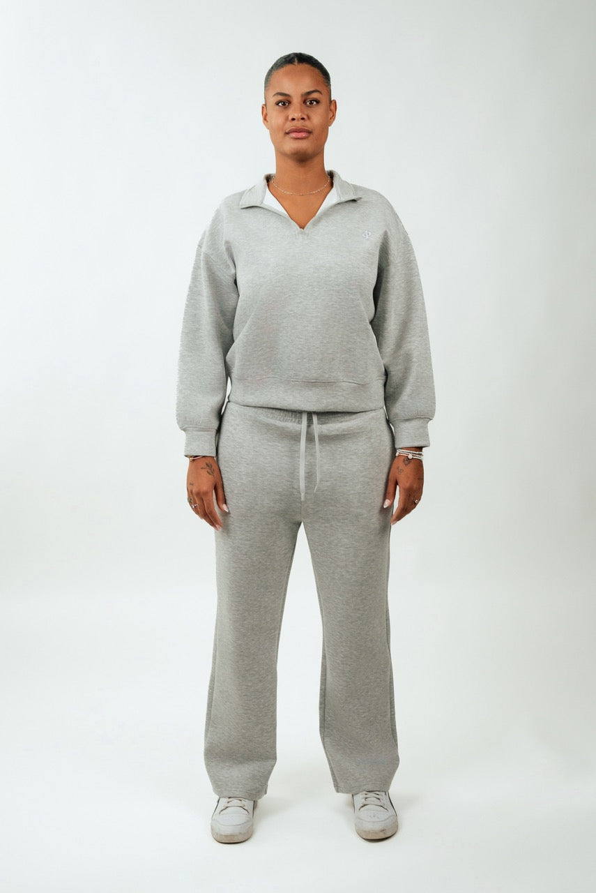 Cloud Funnel-Neck Sweatshirt Silverwave